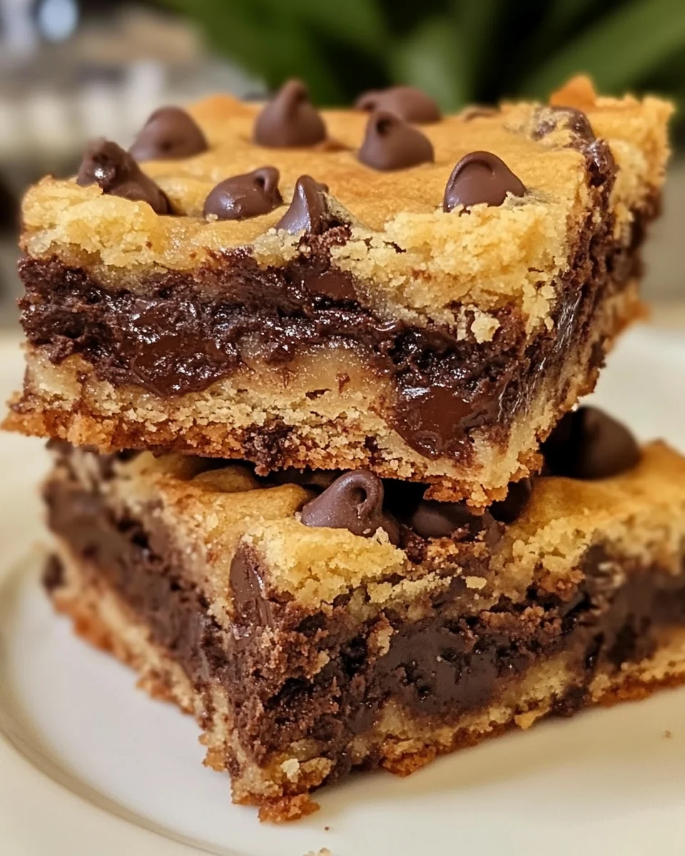 Decadent Homemade Chocolate Chip Cookie Bars - additional image