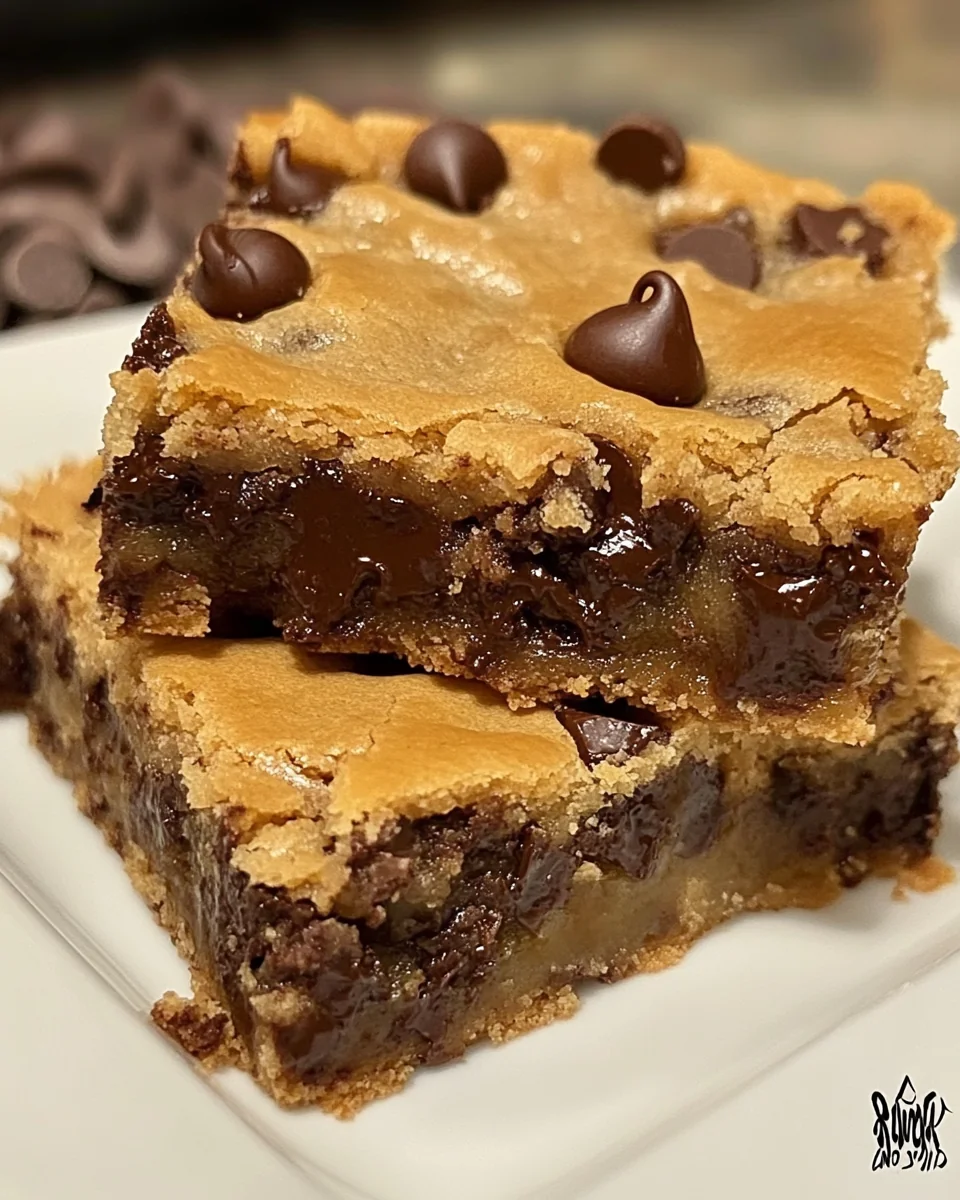 Decadent Homemade Chocolate Chip Cookie Bars