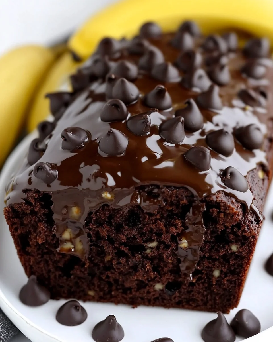 Healthy Chocolate Banana Bread Recipe - additional image