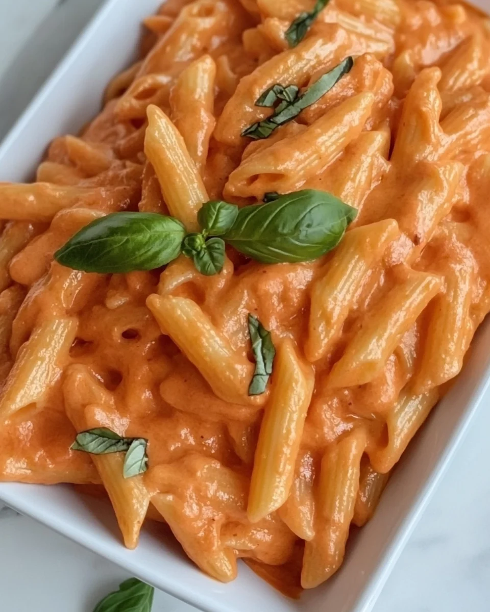 Healthy Homemade Penne Alla Vodka