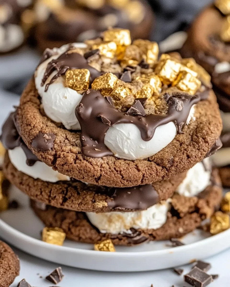 Homemade Chocolate S'mores Cookies That Are Simply Delicious - additional image