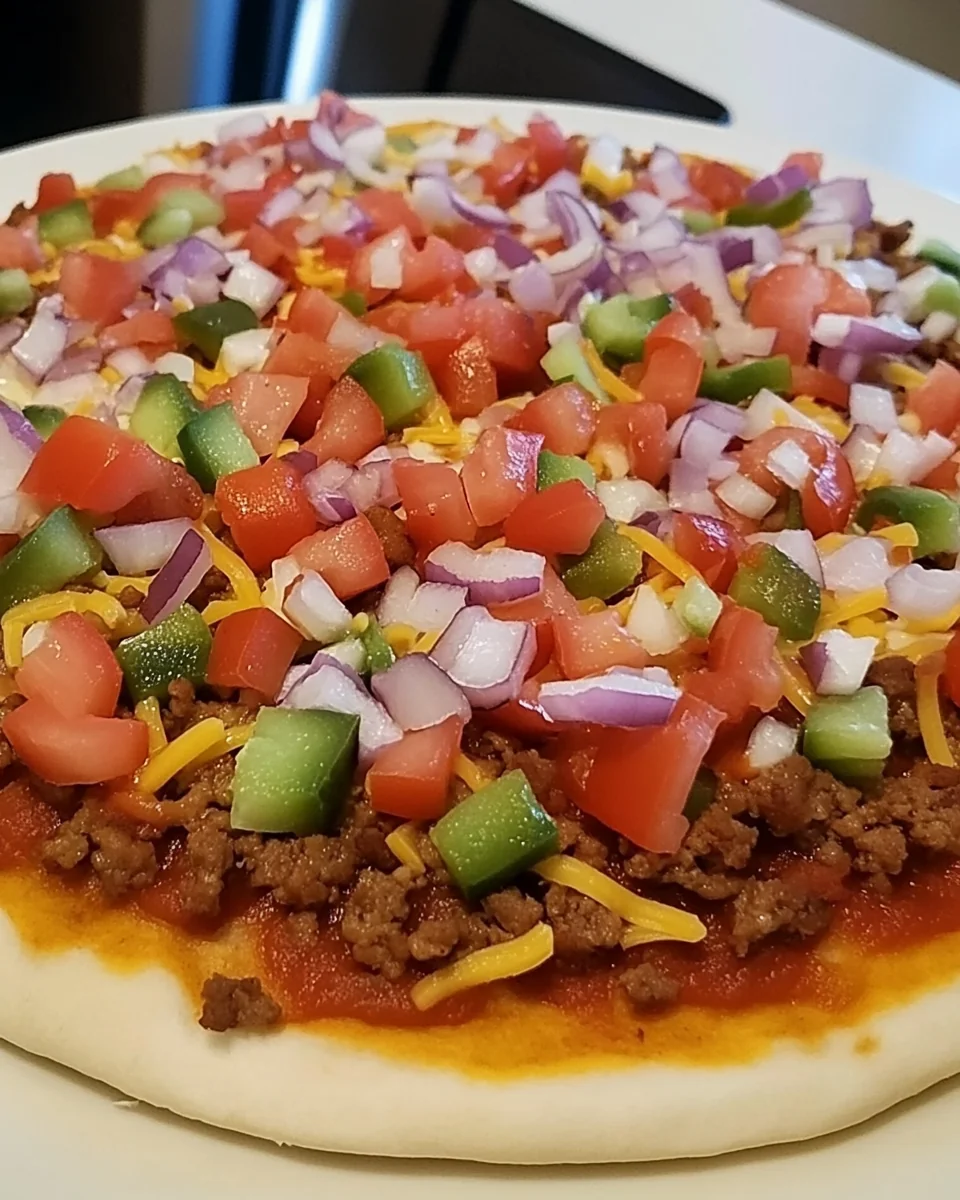 Delicious Homemade Mexican Pizza - additional image