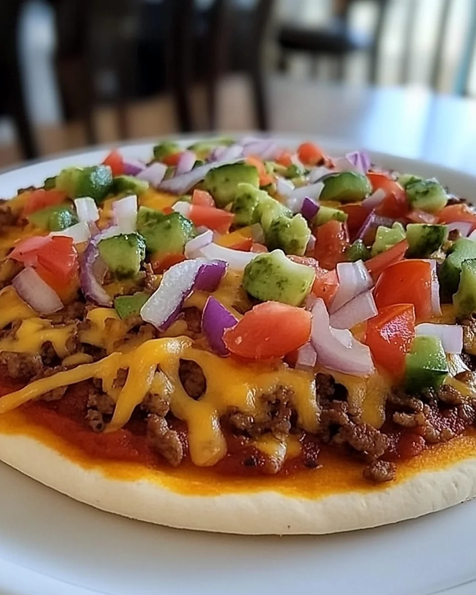 Delicious Homemade Mexican Pizza - additional image