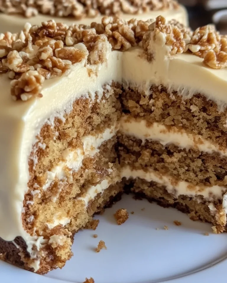Homemade Honeybun Carrot Cake with Creamy Cheesecake Filling