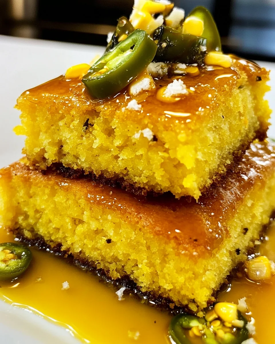 Fresh Jalapeño Cornbread with Lime Honey Glaze - additional image