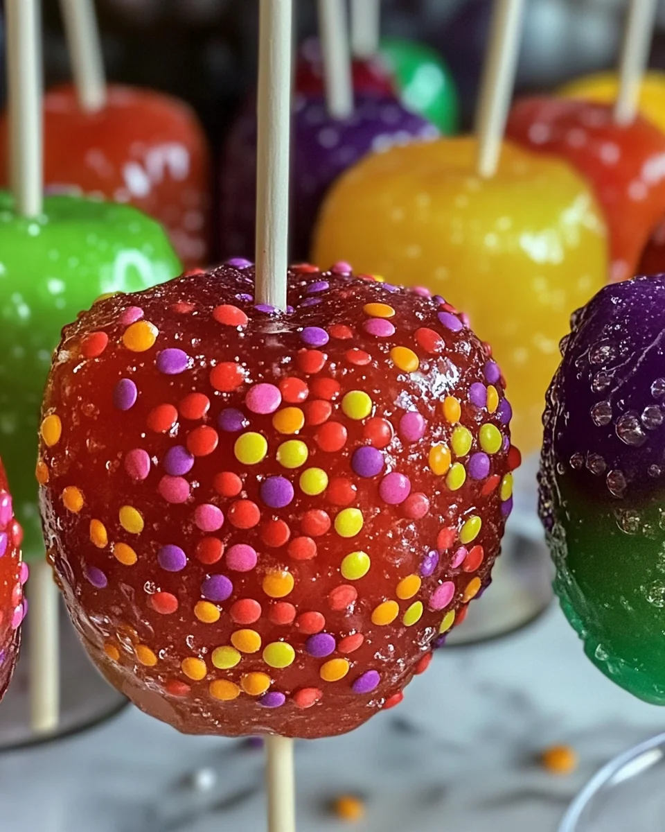 Homemade Jolly Rancher Candy Apples For A Sweet Treat - additional image