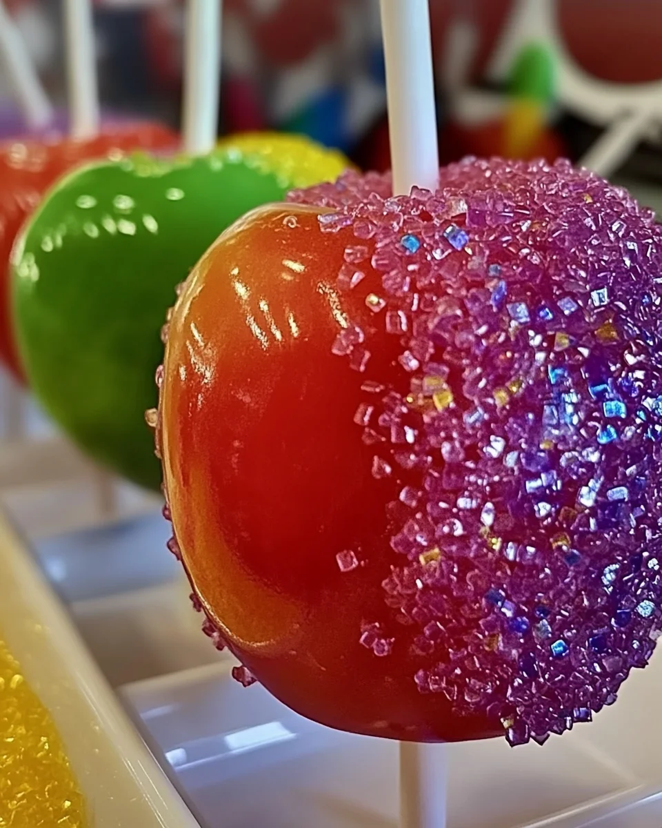 Homemade Jolly Rancher Candy Apples For A Sweet Treat - additional image
