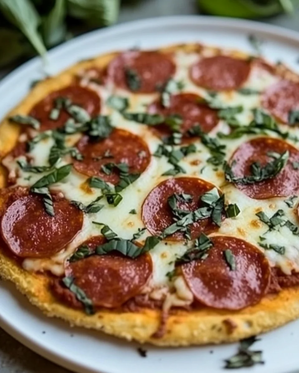 Keto Homemade Pizza with a Perfect Chicken Crust - additional image