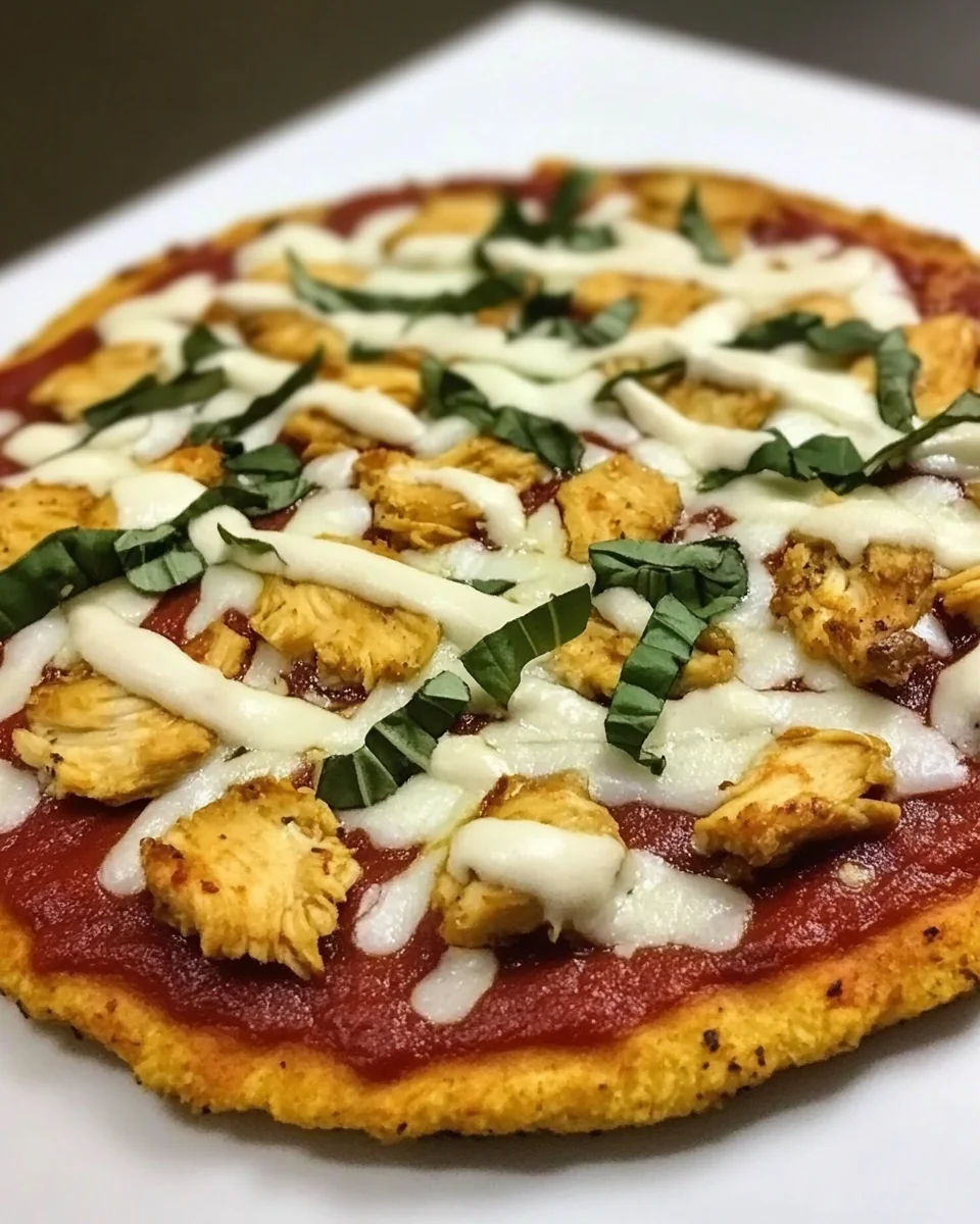 Keto Homemade Pizza with a Perfect Chicken Crust - additional image