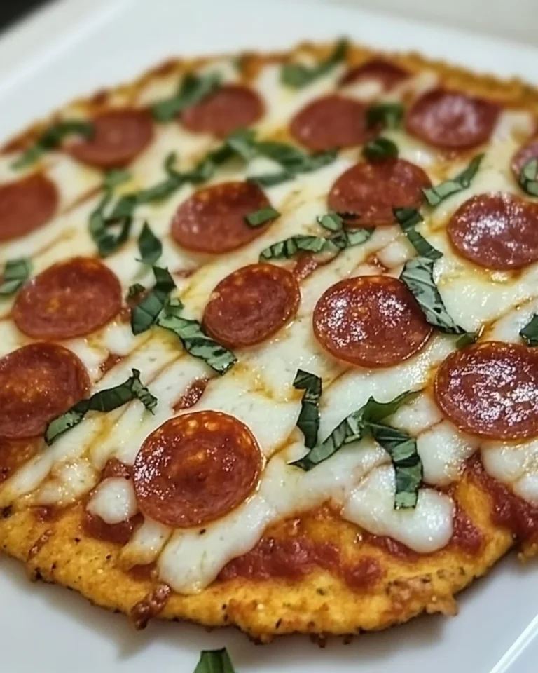 Keto Homemade Pizza with a Perfect Chicken Crust