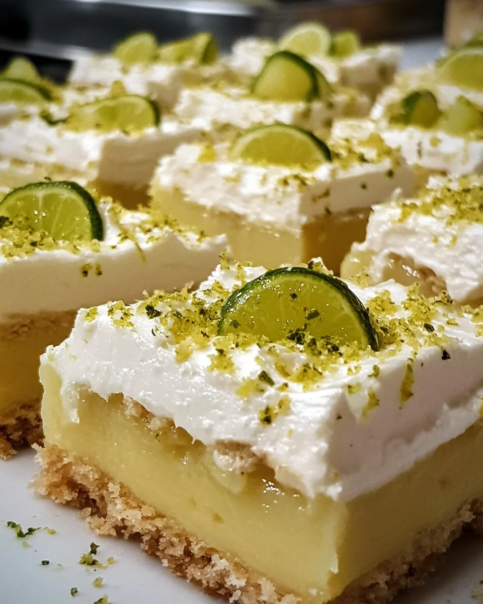Refreshing Key Lime Bars Made From Scratch - additional image
