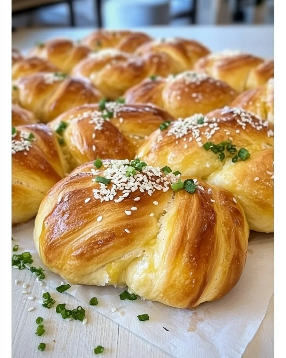 Delicious Korean Cream Cheese Garlic Buns Made From Scratch - additional image
