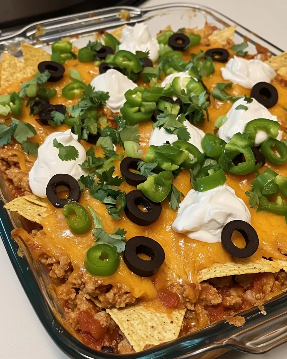 Layered Taco Bake: A Hearty and Flavorful Comfort Dish - additional image