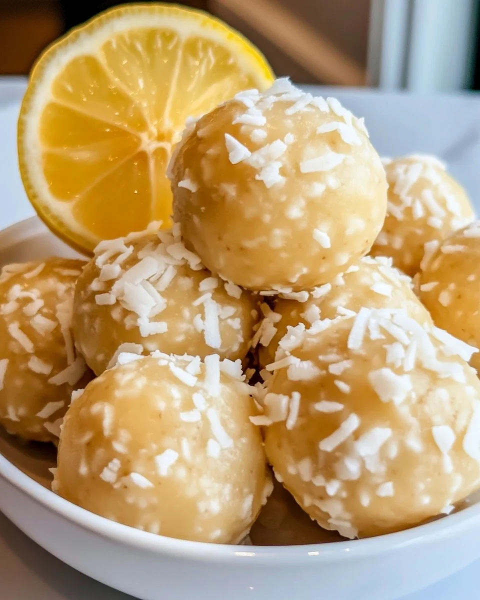 Lemon Coconut Protein Balls: A Simple and Delicious Snack - additional image