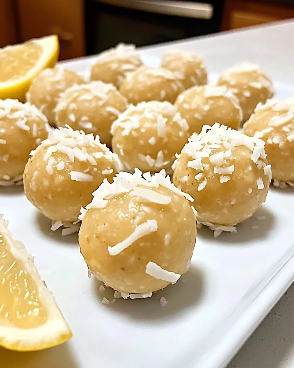 Lemon Coconut Protein Balls: A Simple and Delicious Snack - additional image