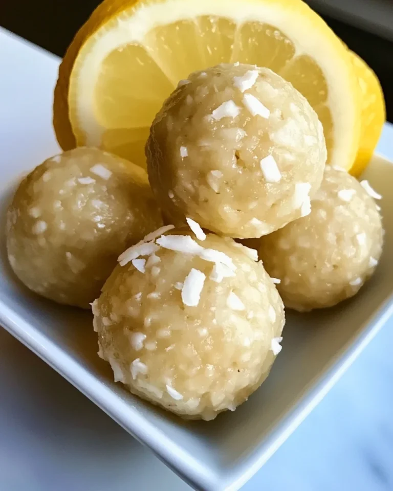 Lemon Coconut Protein Balls: A Simple and Delicious Snack