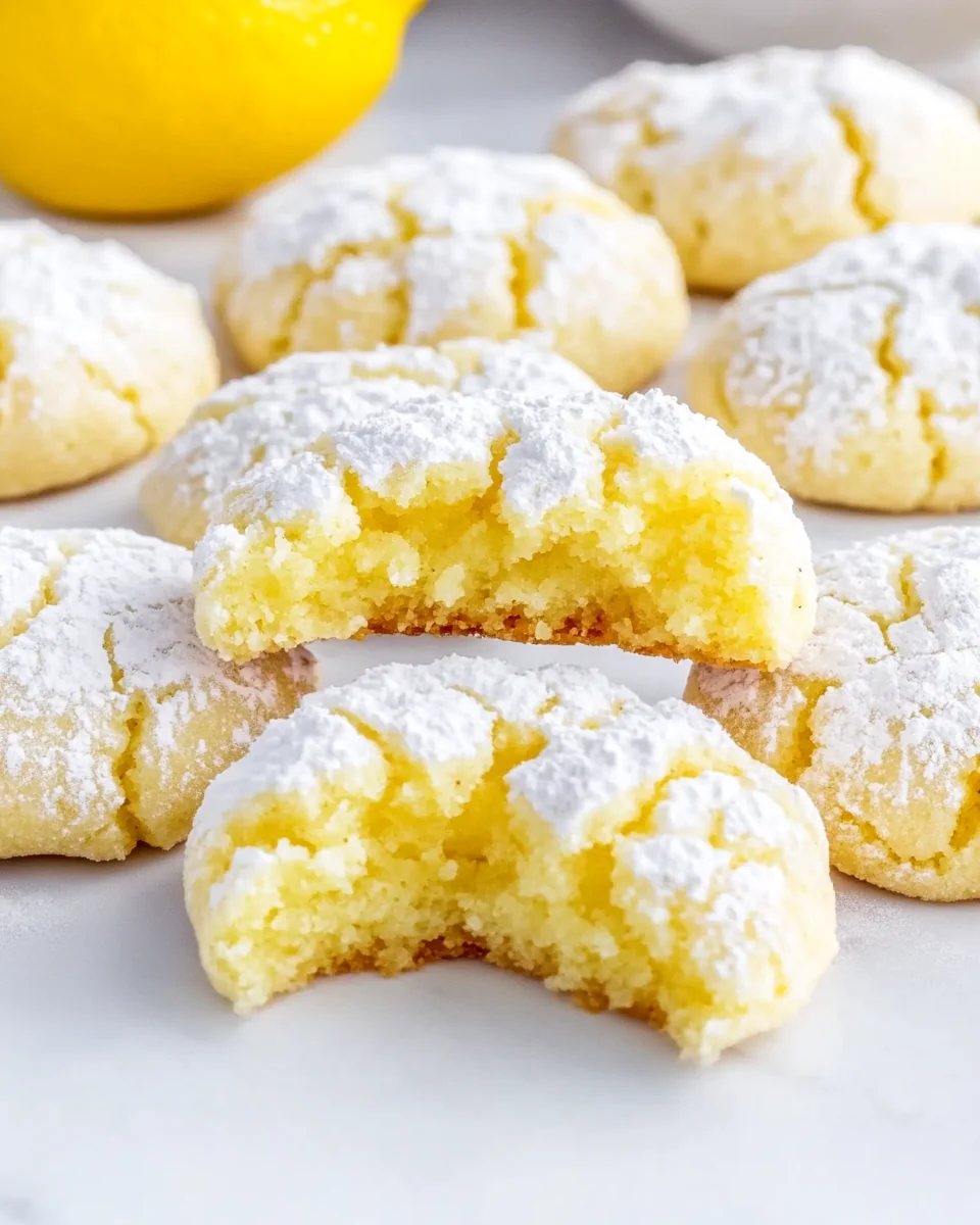 Perfect Lemon Crinkle Cookies - additional image