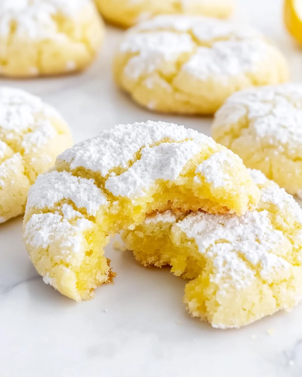 Perfect Lemon Crinkle Cookies - additional image