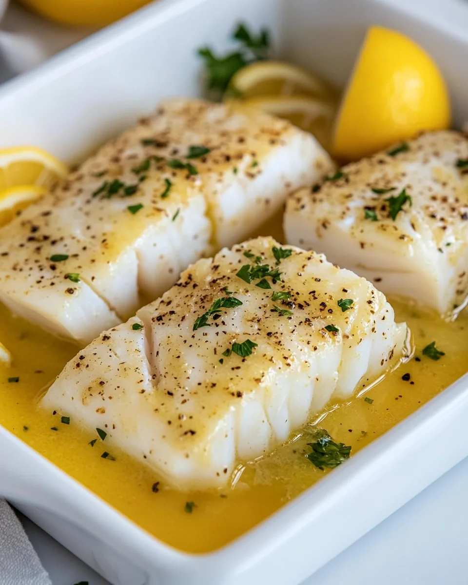 Lemon Garlic Butter Baked Cod With Fresh Flavor