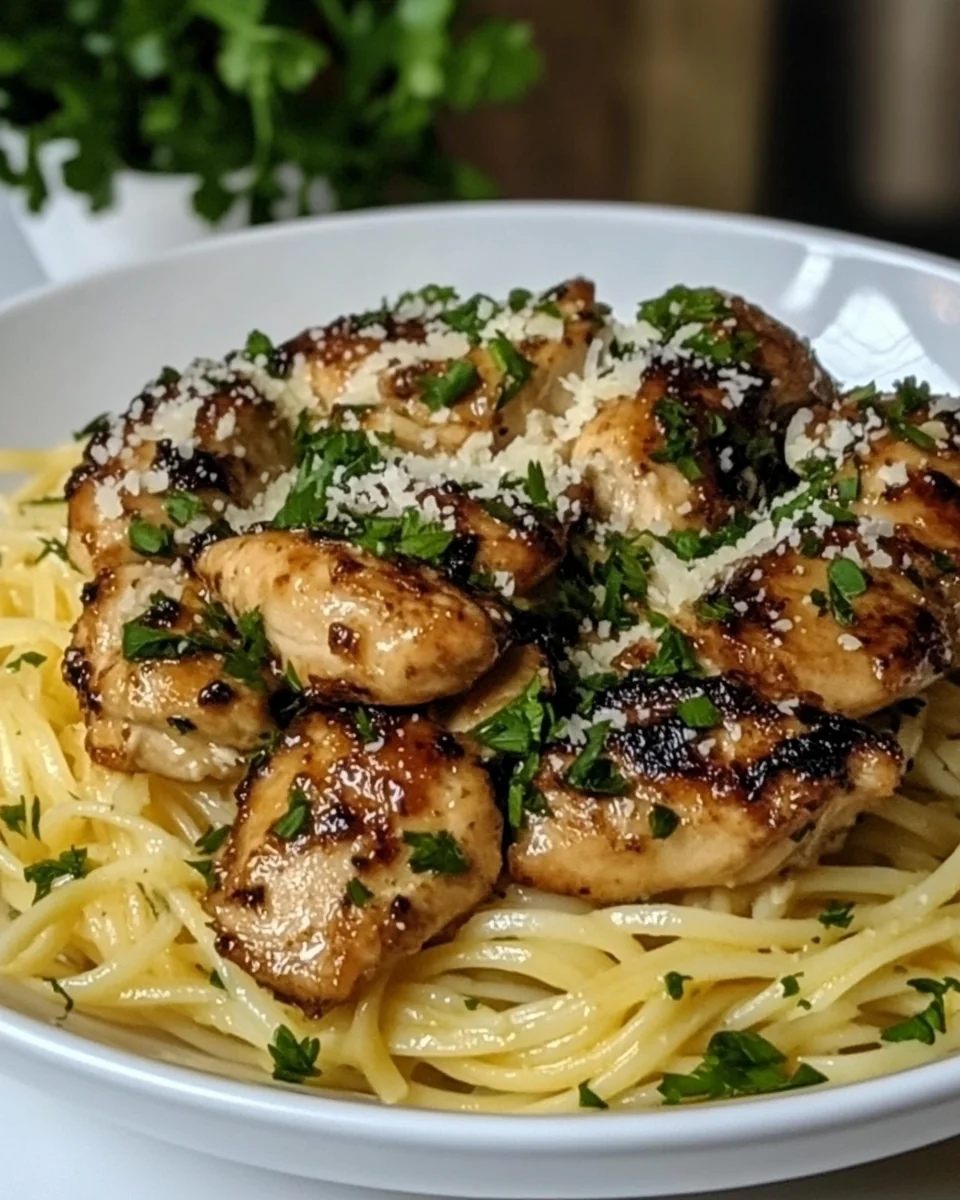 Lemon Garlic Butter Chicken Parmesan Pasta Delight - additional image