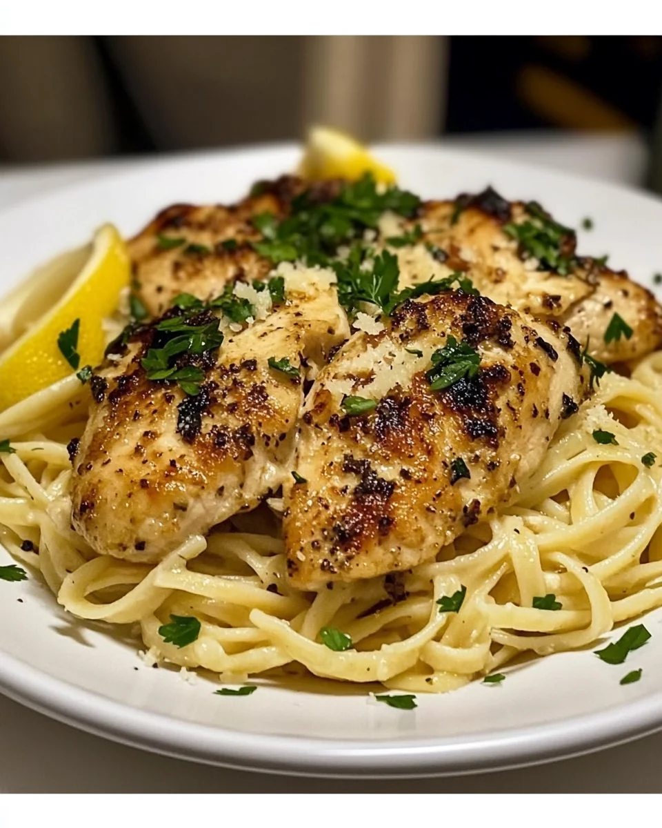 Lemon Garlic Butter Chicken Parmesan Pasta Delight - additional image
