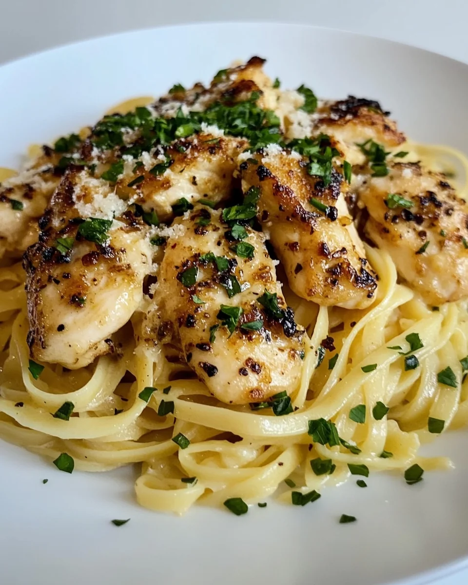 Lemon Garlic Butter Chicken Parmesan Pasta Delight - additional image