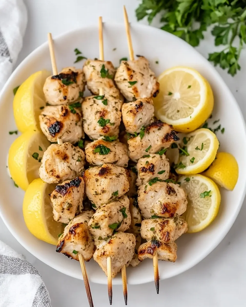 Lemon Herb Chicken Skewers With Fresh Flavor - additional image