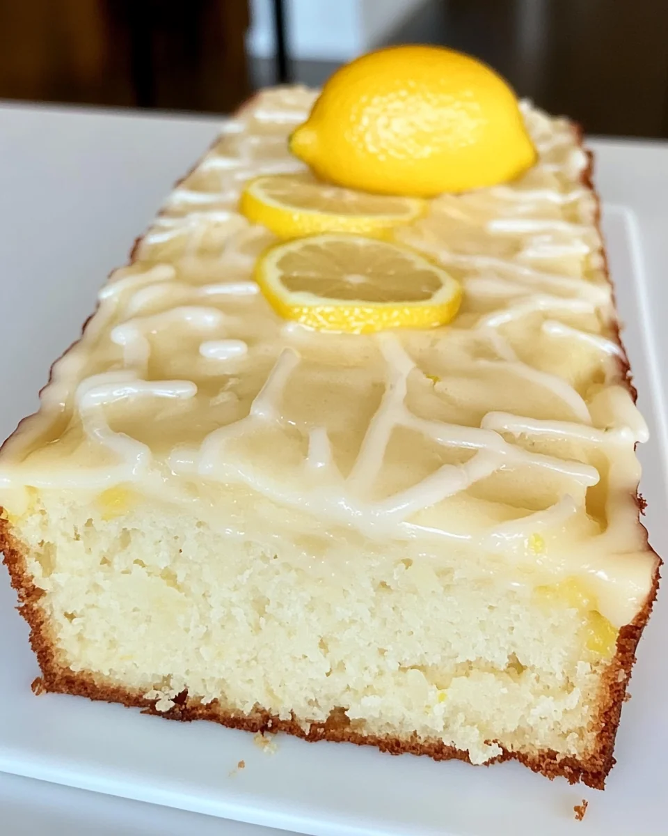 Fresh Lemon Loaf Cake Recipe - additional image
