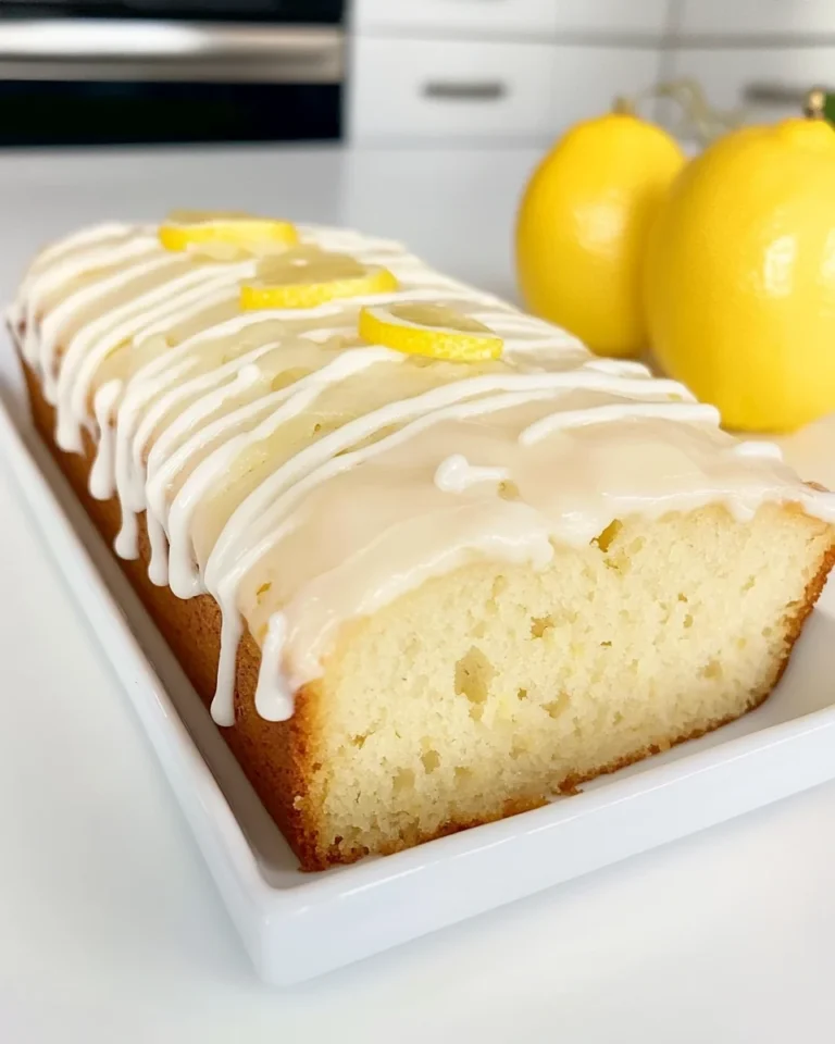 Fresh Lemon Loaf Cake Recipe