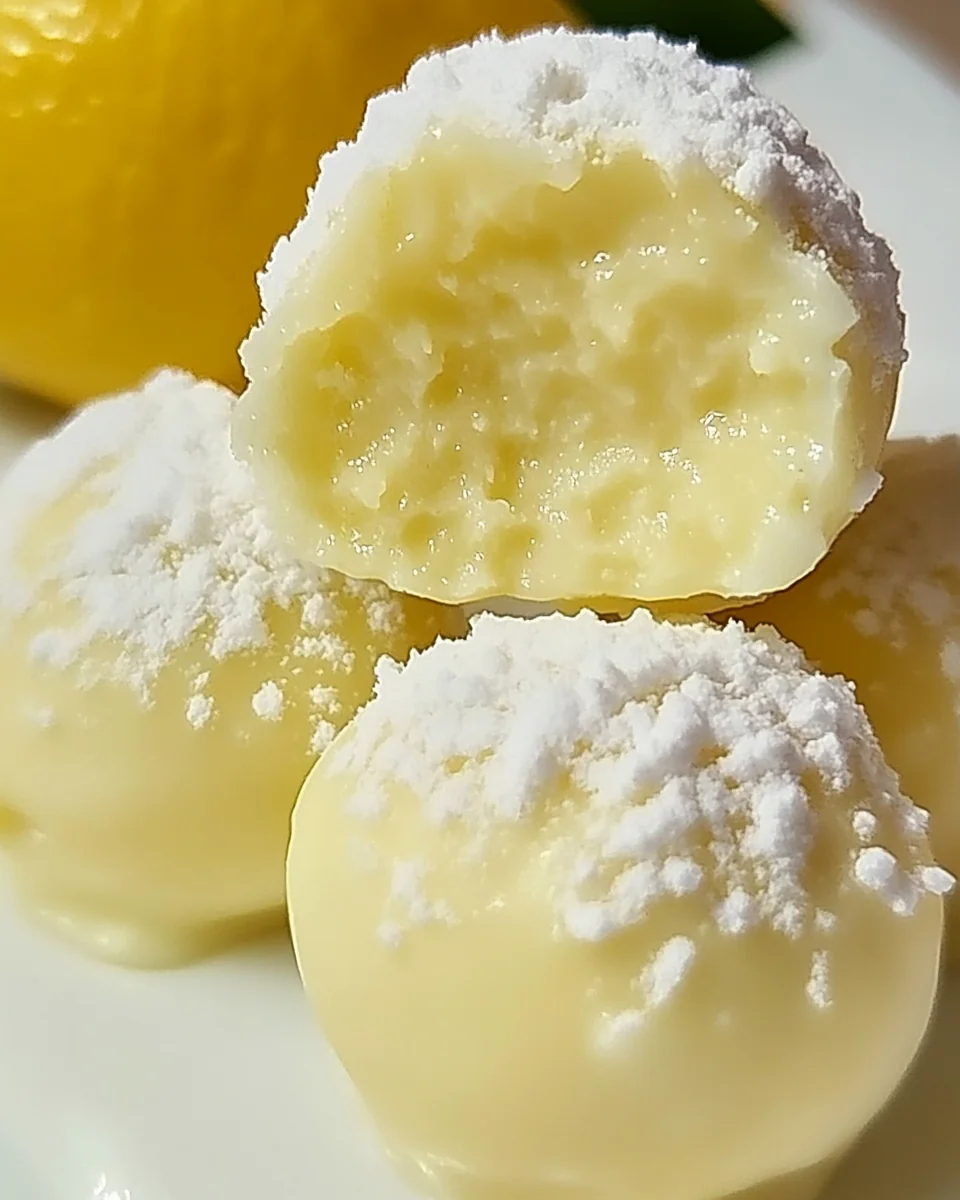 Delicious Lemon Truffles For a Sweet Treat