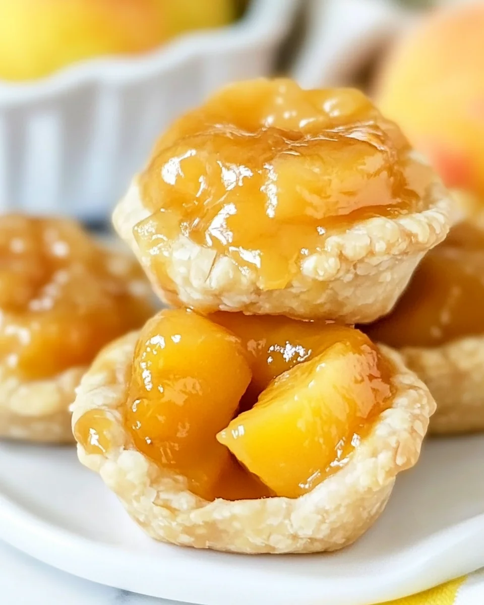 Delicious Homemade Mini Peach Pies - additional image