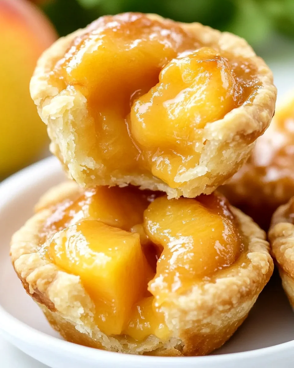 Delicious Homemade Mini Peach Pies - additional image