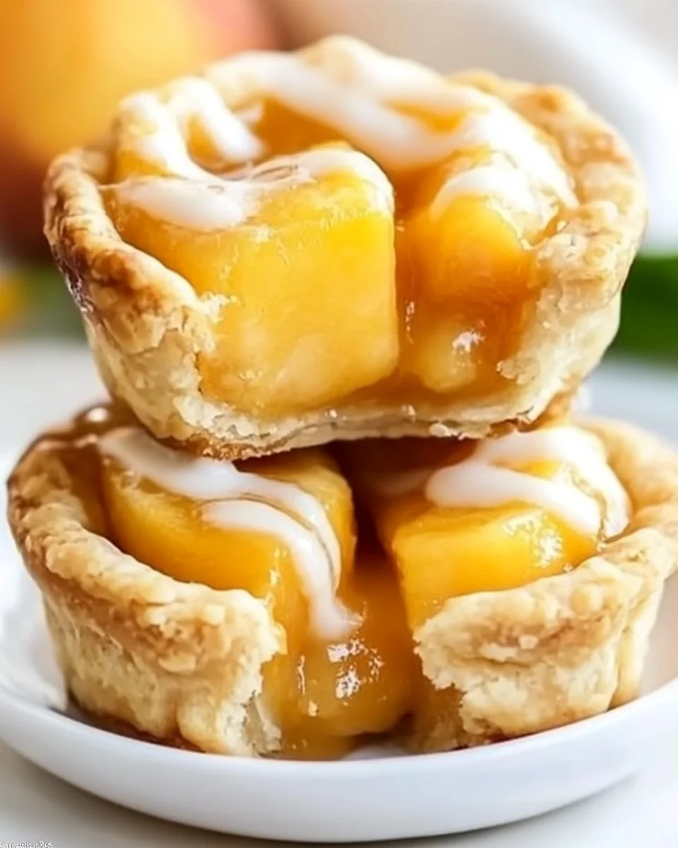 Delicious Homemade Mini Peach Pies - additional image