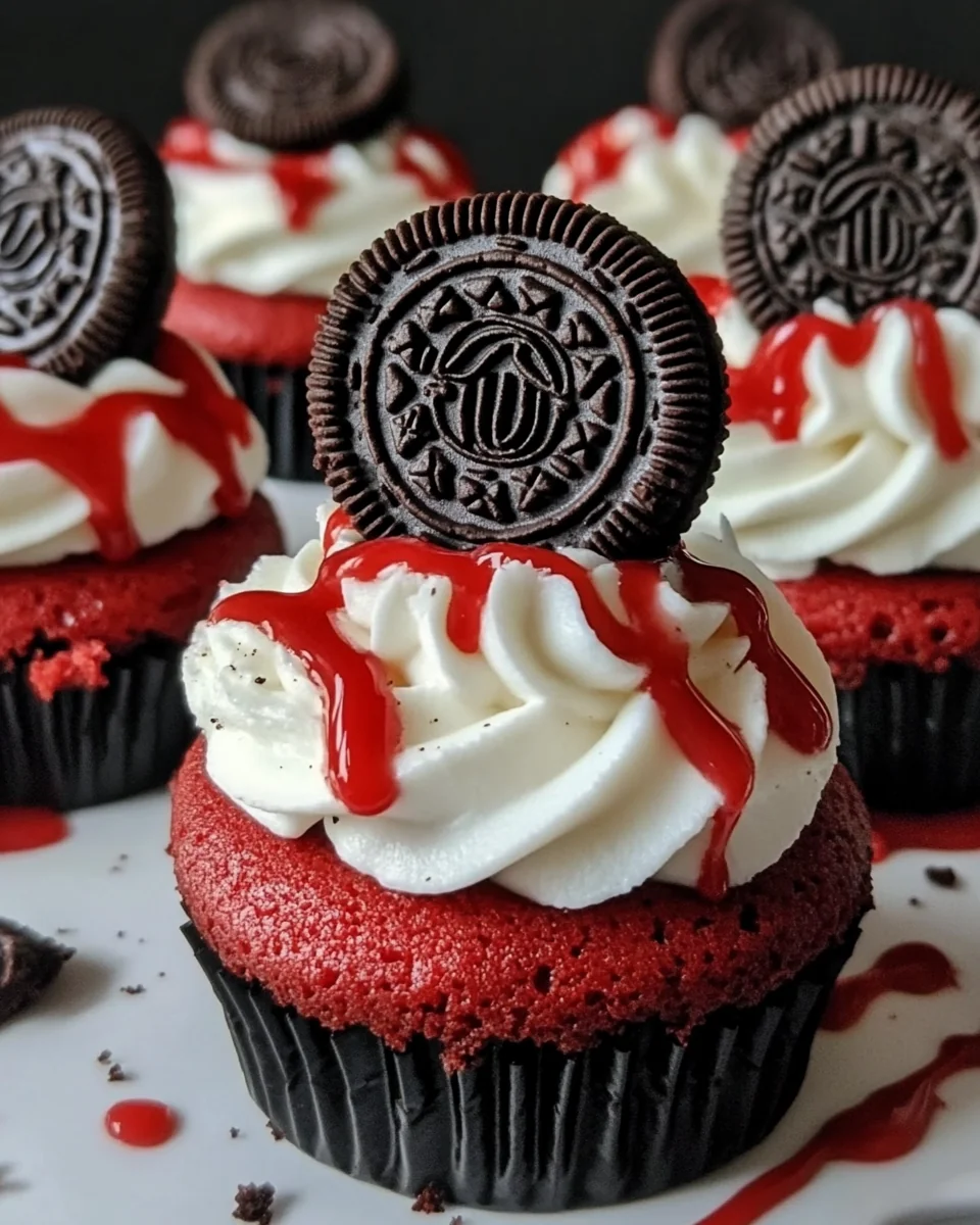 Mini Red Velvet Oreo Cheesecakes Recipe Made From Scratch - additional image