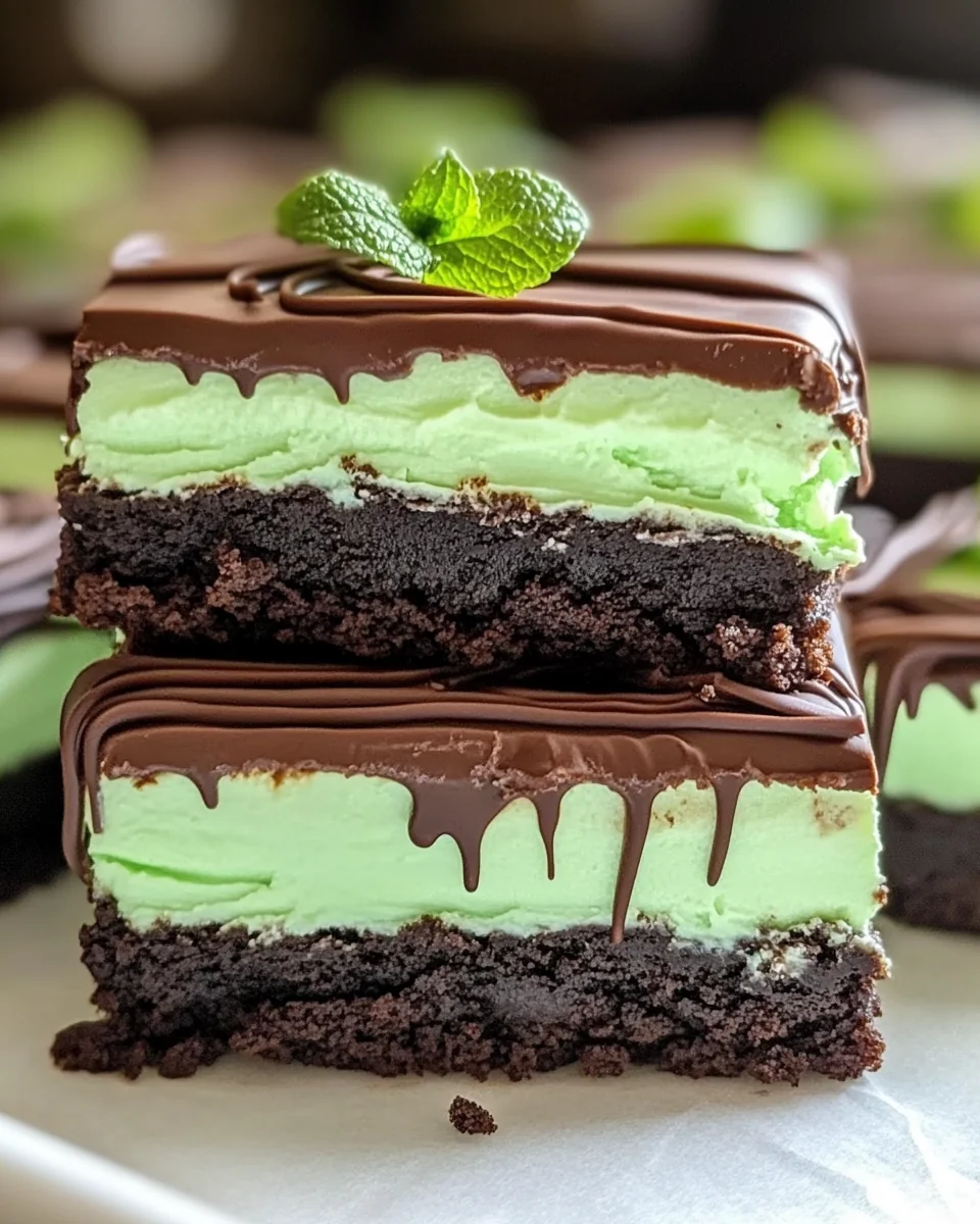 Delicious Mint Chocolate Brownies From Scratch