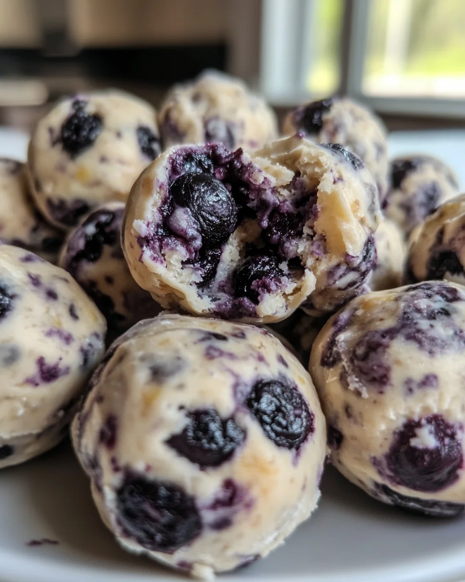 No-Bake Lemon Blueberry Protein Bites That Are Healthy and Delicious - additional image