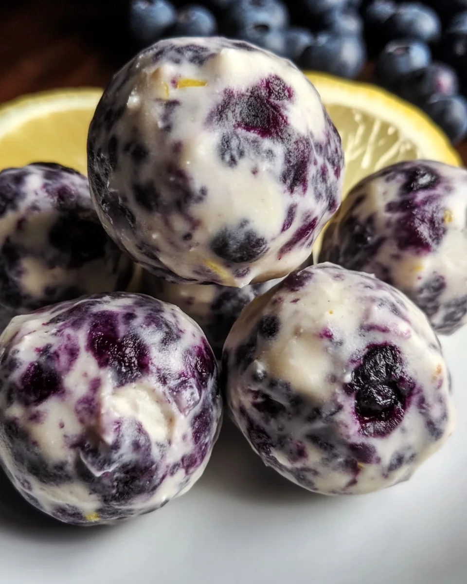 No-Bake Lemon Blueberry Protein Bites That Are Healthy and Delicious - additional image