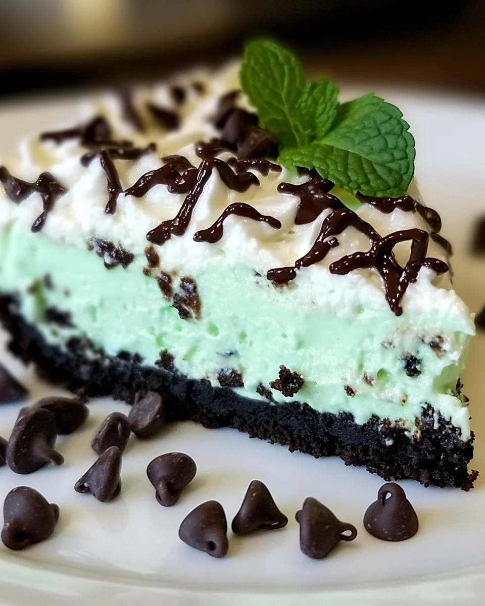 No-Bake Mint Chocolate Chip Cheesecake Recipe