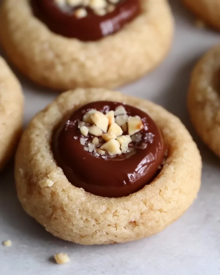Homemade Nutella Thumbprint Cookies for a Sweet Treat