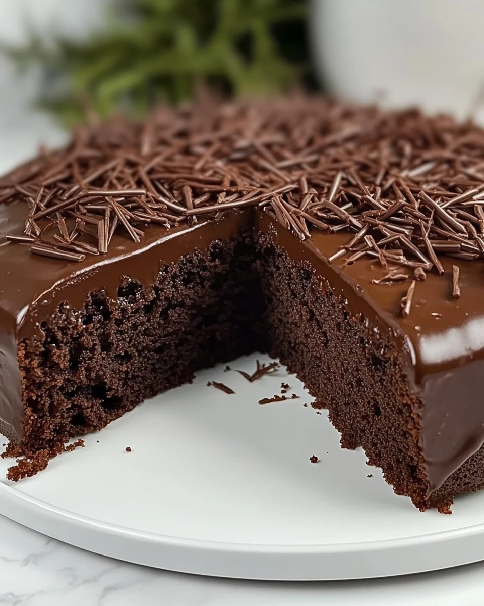 Classic Chocolate Traybake Cake Made From Scratch - additional image