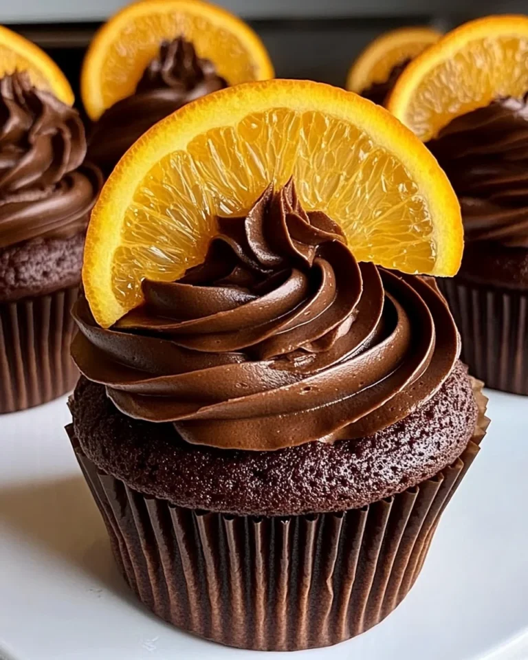 Fresh Orange Chocolate Cupcakes