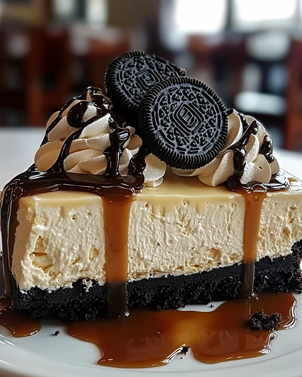 Perfect Homemade Oreo Caramel Cheesecake - additional image