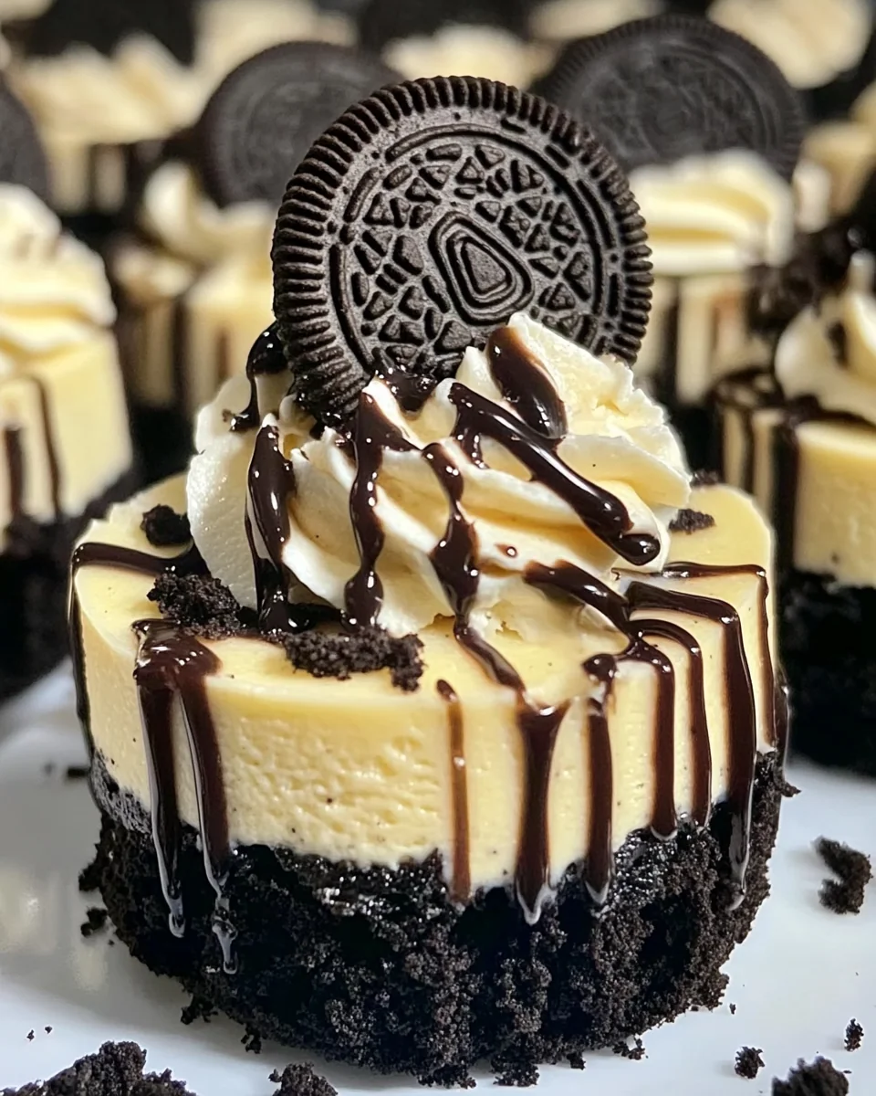 Delicious Mini Cheesecakes with Oreo Overload Filling - additional image