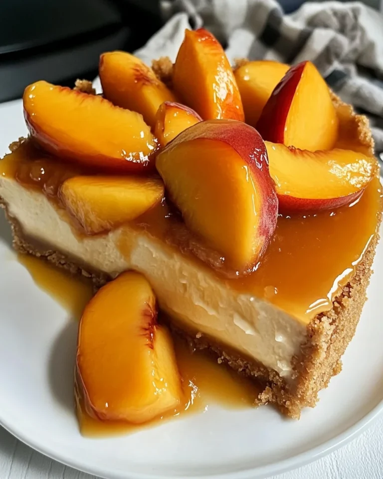 Delicious Peach Cobbler Cheesecake With a Homemade Twist