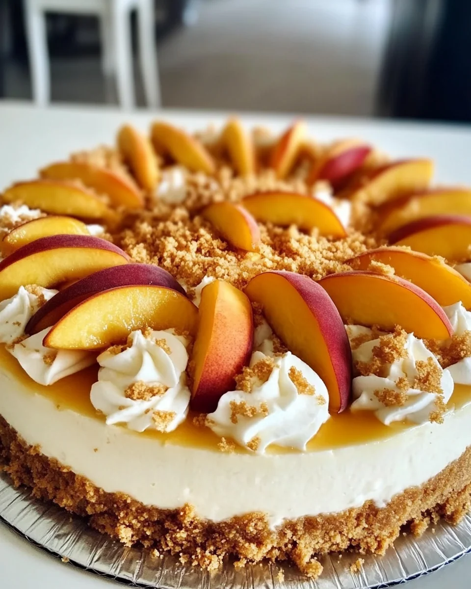 Delicious Peach Cobbler Cheesecake Recipe - additional image