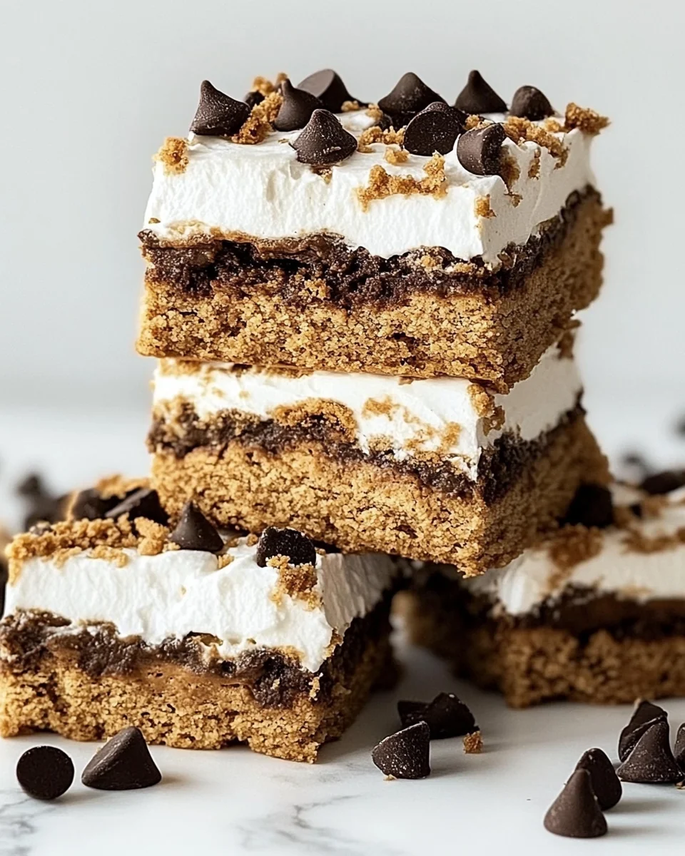 Fresh Peanut Butter S'mores Blondies Recipe - additional image