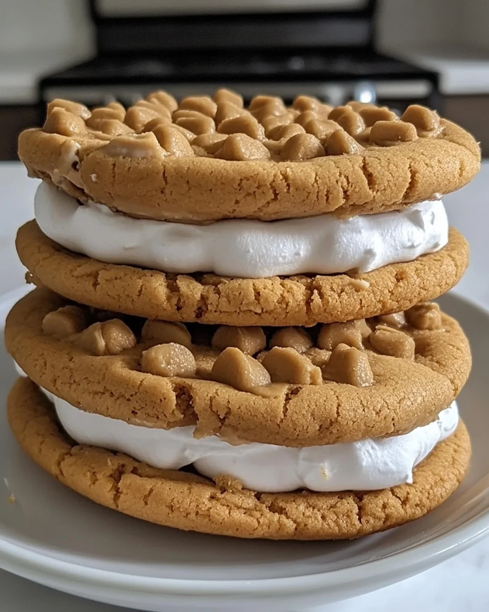 Delicious Peanut Butter S'mores Sandwich Cookies - additional image