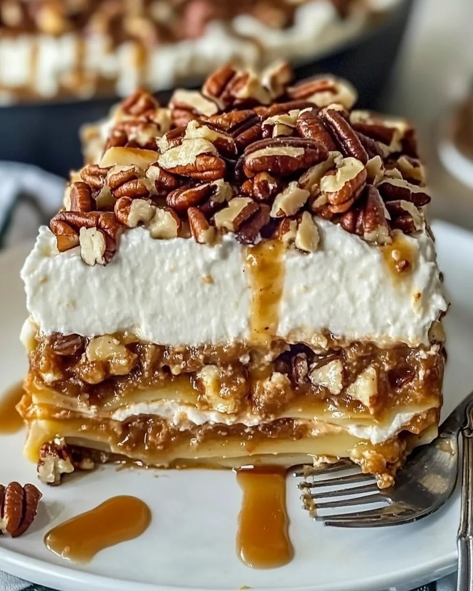 Delicious Pecan Pie Lasagna For A Cozy Night - additional image