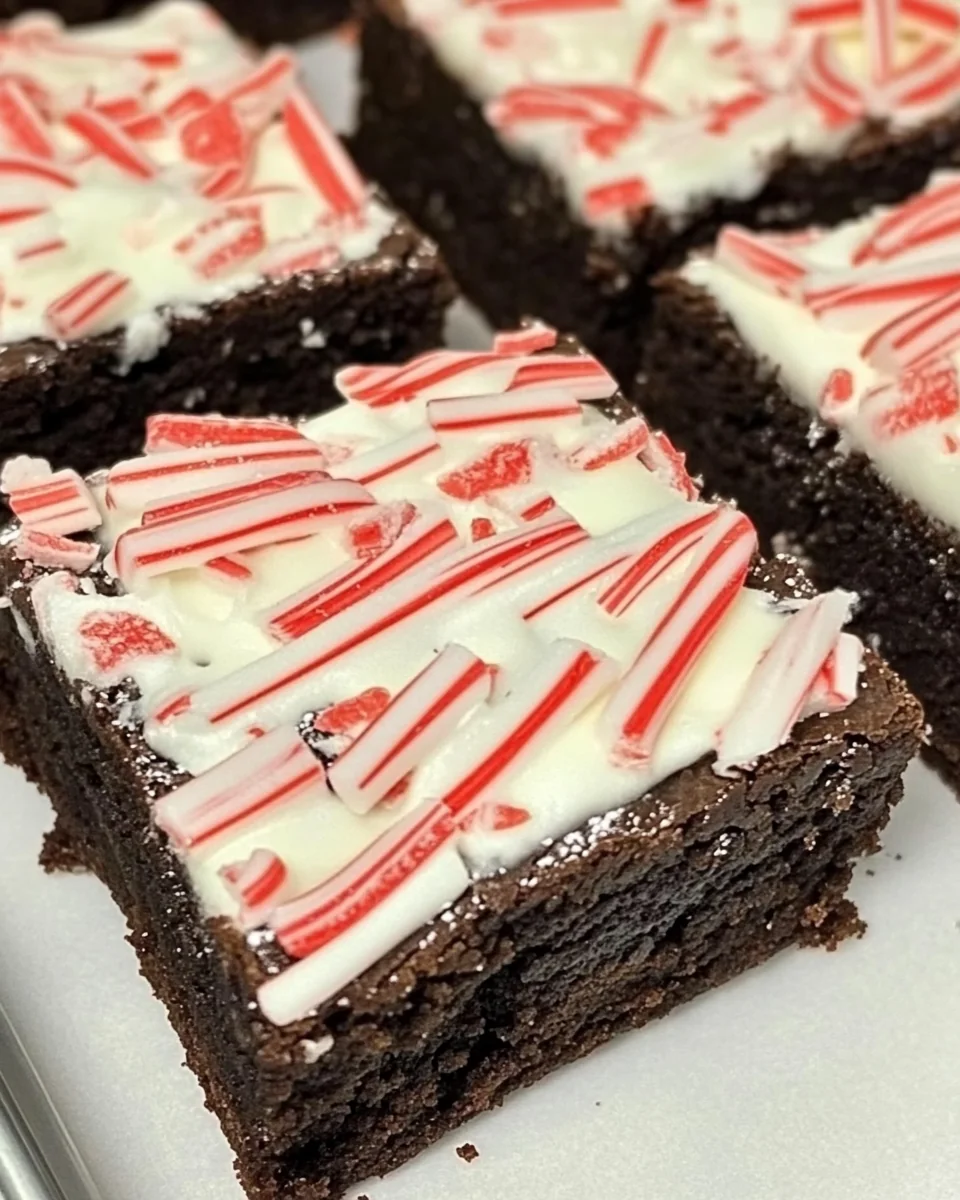 Delicious Homemade Peppermint Brownies - additional image