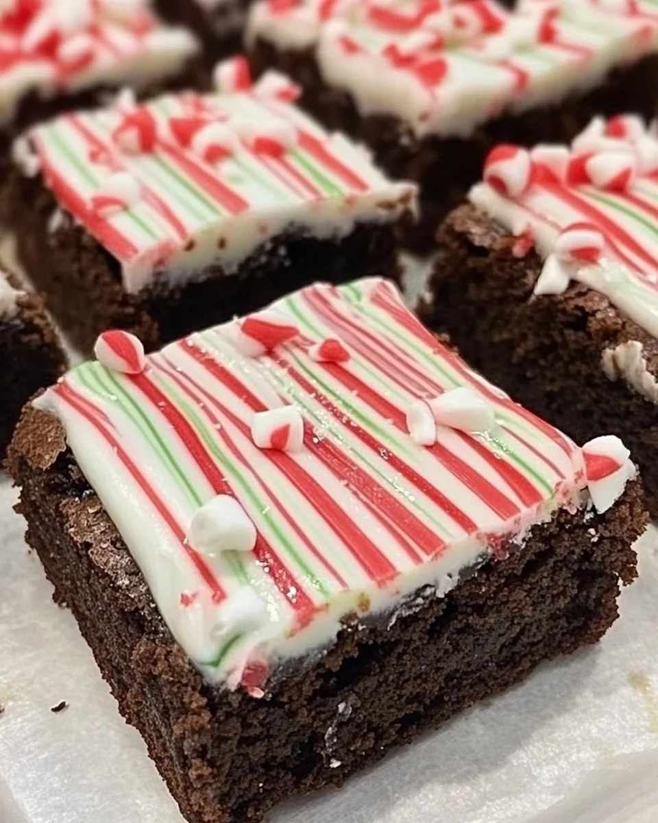 Delicious Homemade Peppermint Brownies - additional image